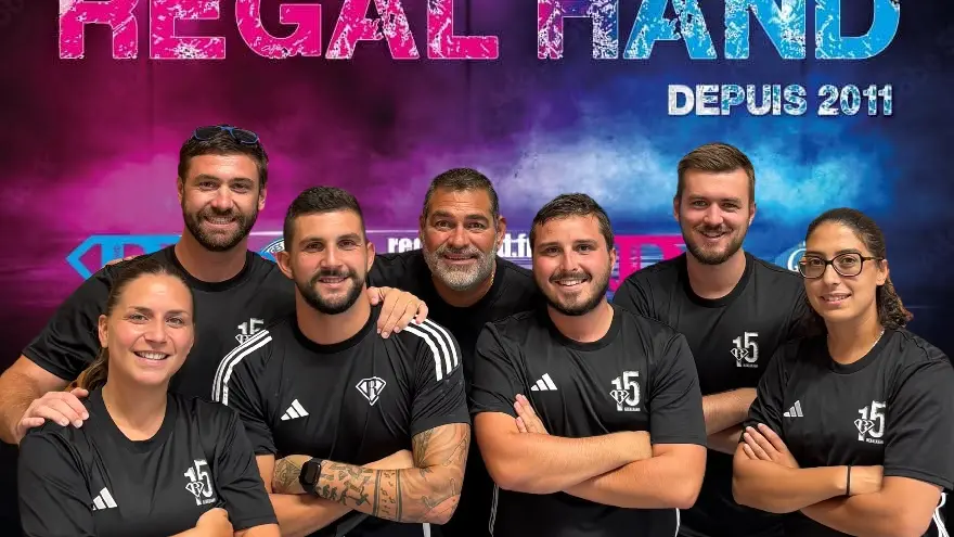 L'équipe d'encadrement Régal'hand au complet