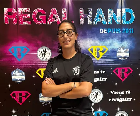 Takoua Chabchoub, éducatrice sportive licenciée STAPS, encadrante Régal'hand