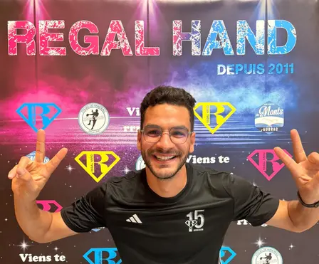 Wael Mensi, éducateur sportif, encadrant Régal'hand
